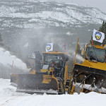 Yellowstone snow plowing, 2013