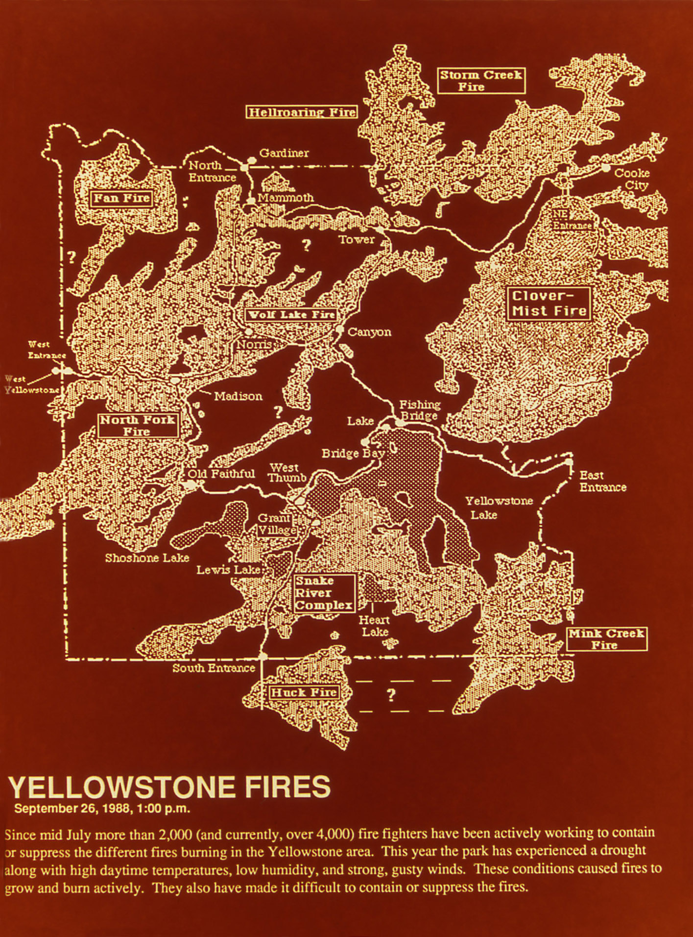 Yellowstone Fire Management  A Brief History