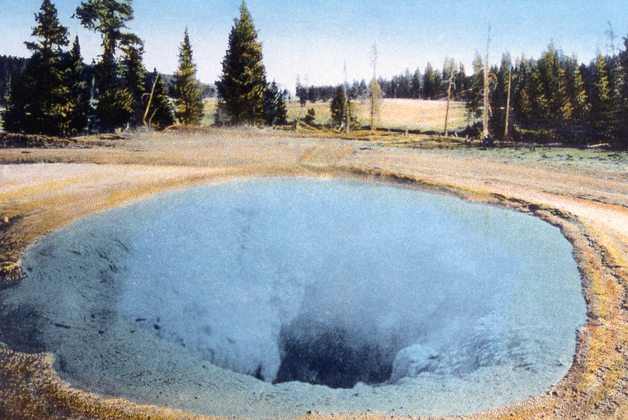 Yellowstone History The Wilt of Morning Glory Pool Yellowstone Insider