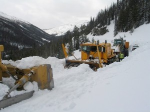 Plowing to the East Entrance