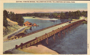 Fishing Bridge Postcard