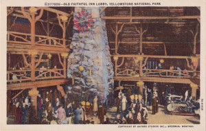 Old Faithful Inn Postcard