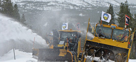 Yellowstone snow plowing, 2013