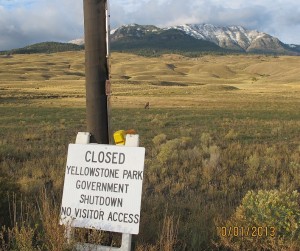 Yellowstone shutdown