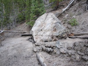 Brink of the Lower Falls trail