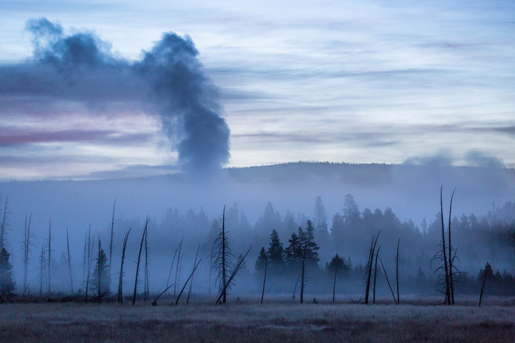 great fountain geyser dawn october 2015
