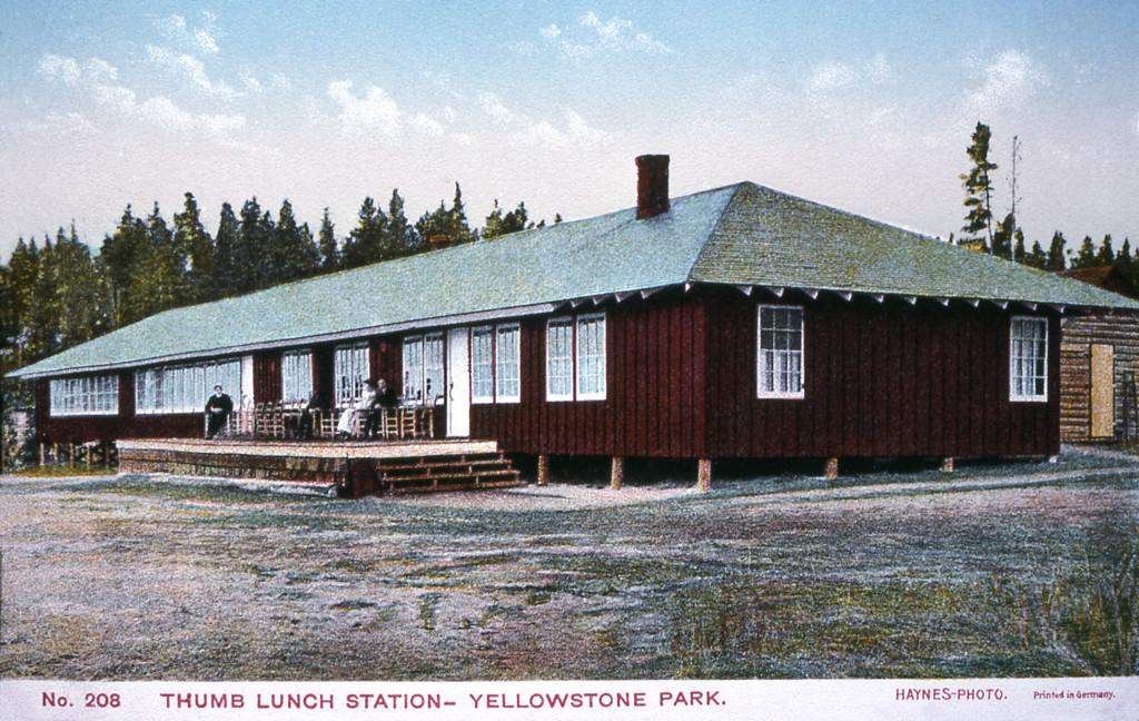 Postcard #208 - (West) Thumb Lunch Station; Frank J Haynes; No date