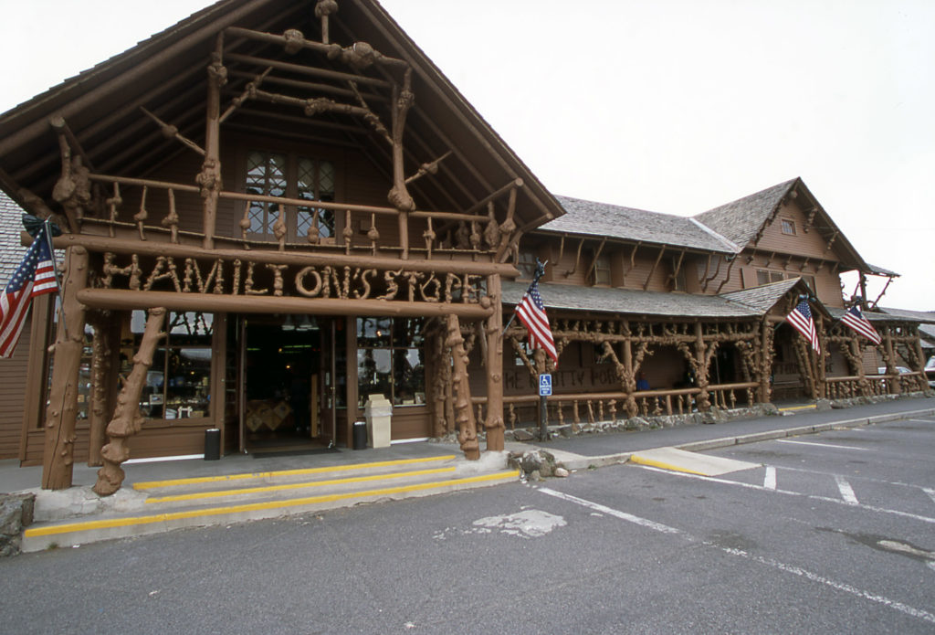 Lower Hamilton Store at Old Faithful;Jim Peaco;September 2001