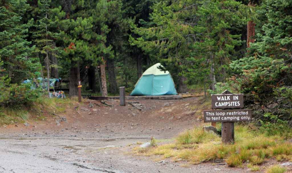 lewis lake campground 2013