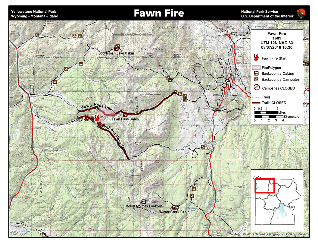 Fawn Fire Grows To Over 900 Acres - Yellowstone Insider