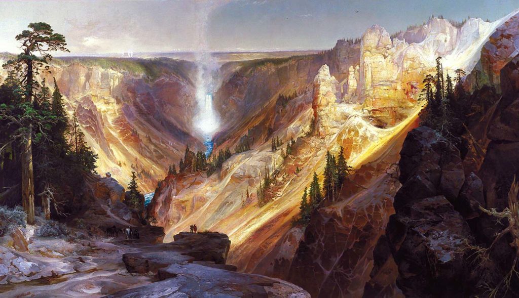 Grand Canon of the Yellowstone Moran 1871