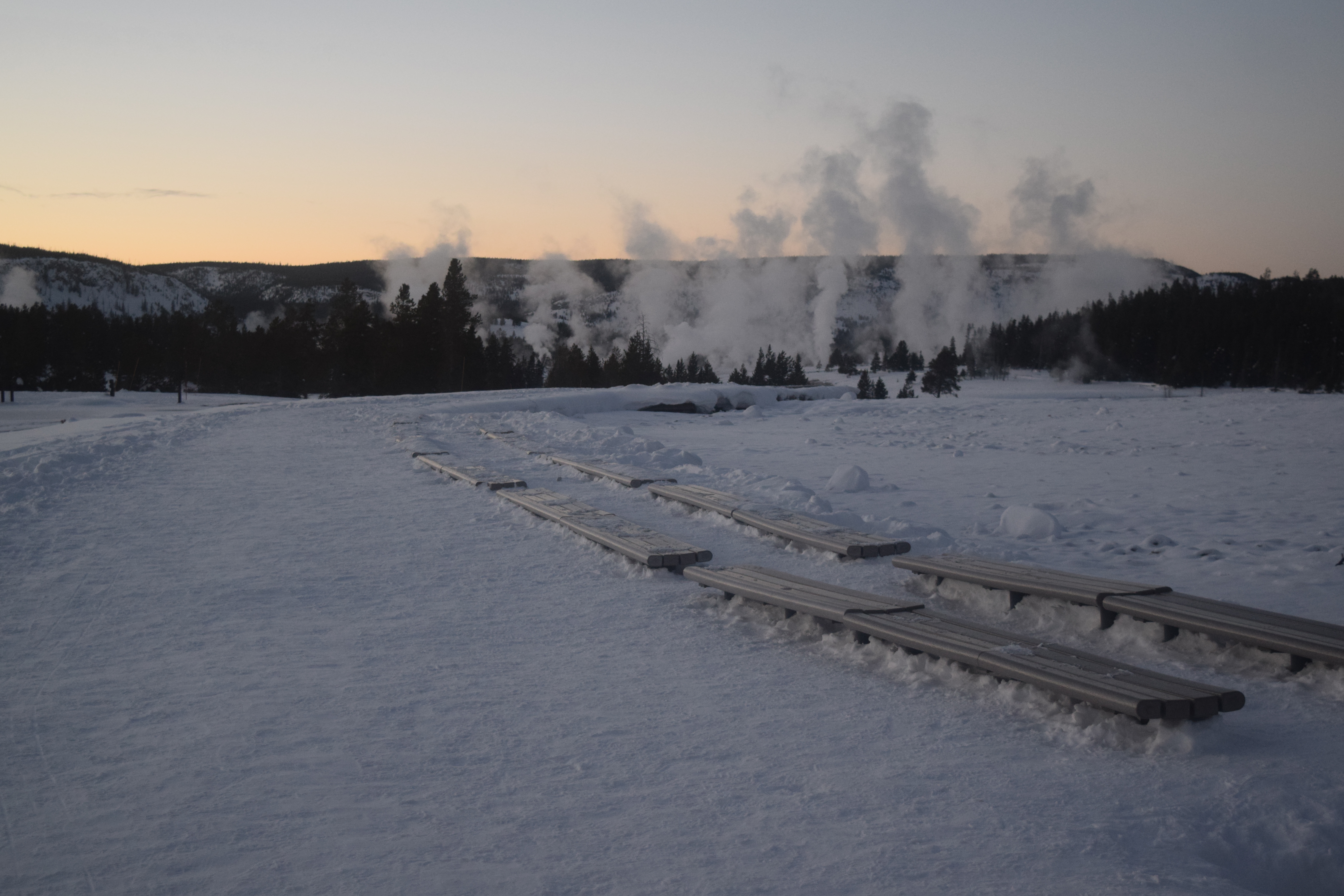 Ringing In The New Year At Old Faithful Yellowstone Insider
