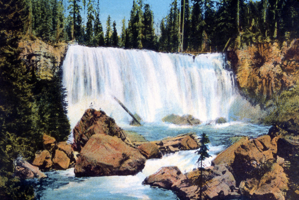 Iris Falls on the Bechler River; Frank J Haynes; No date