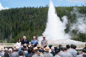 Mike Pence in Yellowstone