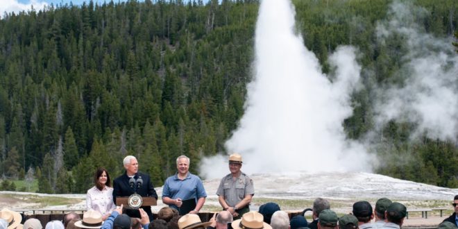 Mike Pence in Yellowstone