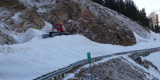 spring Beartooth Highway clearing
